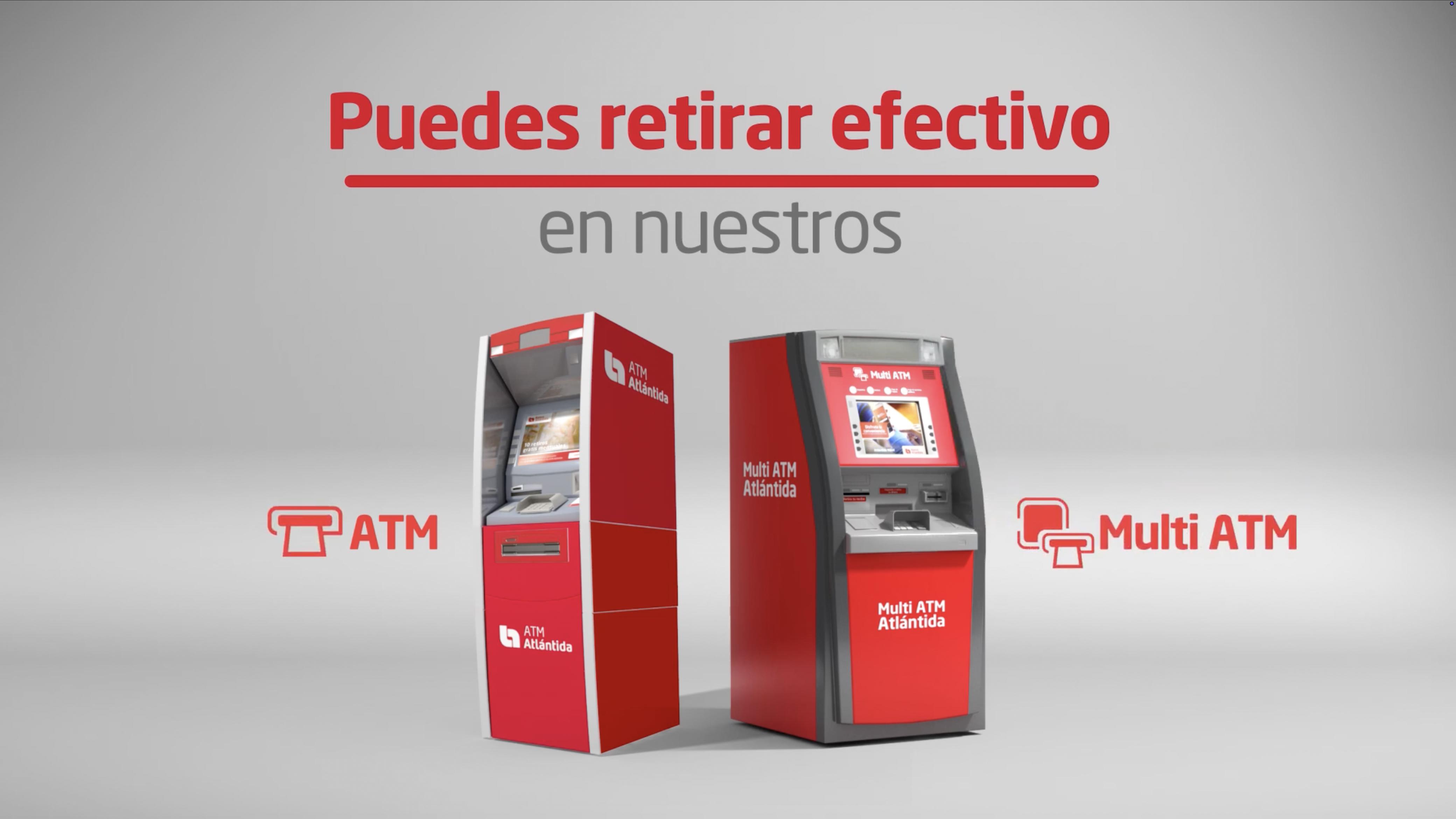 Retiro de dinero con Retiro QR Atlántida